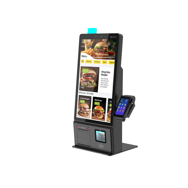 Scangle 24inch Touch Kiosk POS sistema POS terminale con stampante termica da 80mm Scangle 24inch Touch Kiosk POS sistema POS terminale con stampante termica da 80mm
